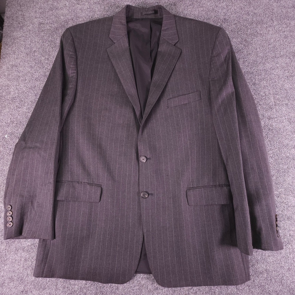 Ralph Lauren Men's Gray 2-Button Wool Blazer Jacket Sport Coat